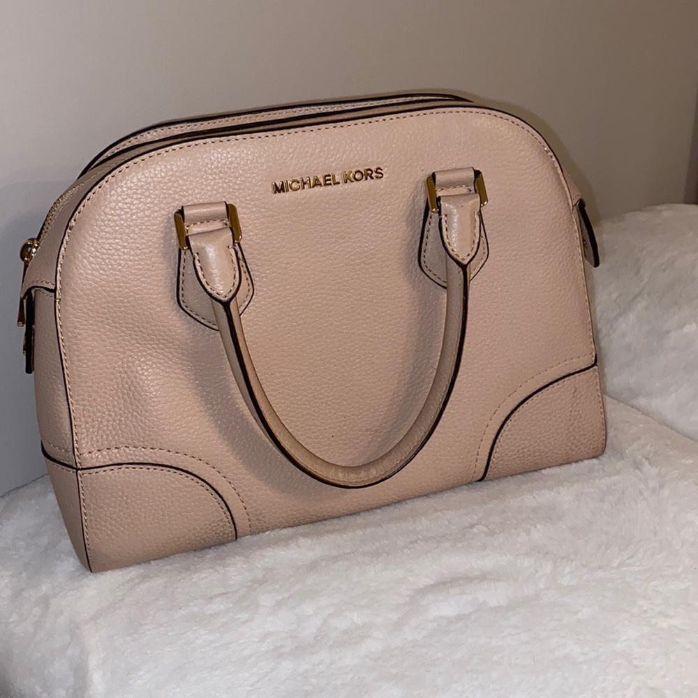 Michael Kors Hattie Leather Ballet Bowling Bag